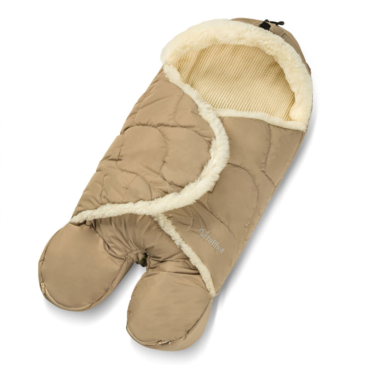 Couverture enveloppante en peau d'agneau Fellhof - Lilinappy