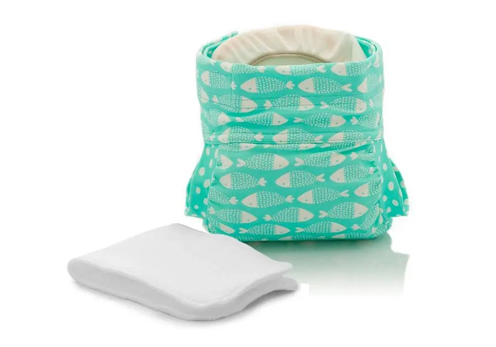 Maillot de bain pour bébé Hamac Berries - couche bébé nageur en microfibre, lavable et réutilisable
