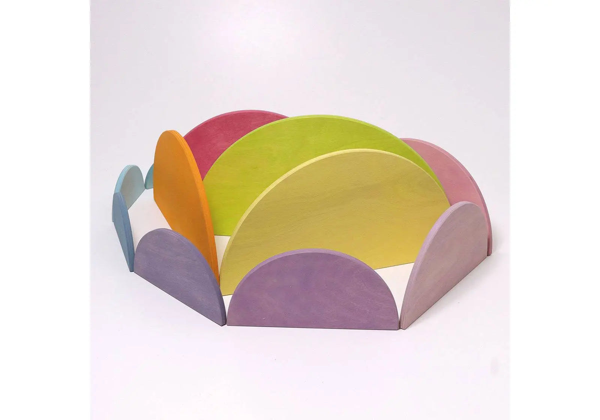 Demi-cercles en bois Grimm's - Pastel Grimms