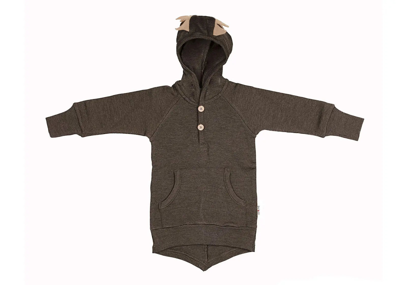 Sweat évolutif dino en laine mérinos Manymonths 