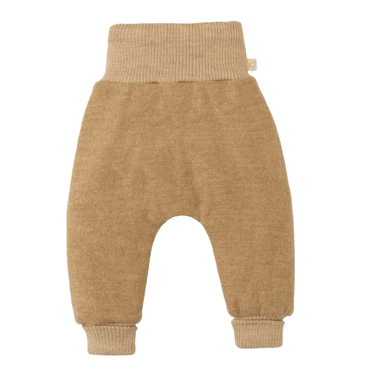 Pantalon bloomer bébé en laine bouillie bio Disana – Caramel