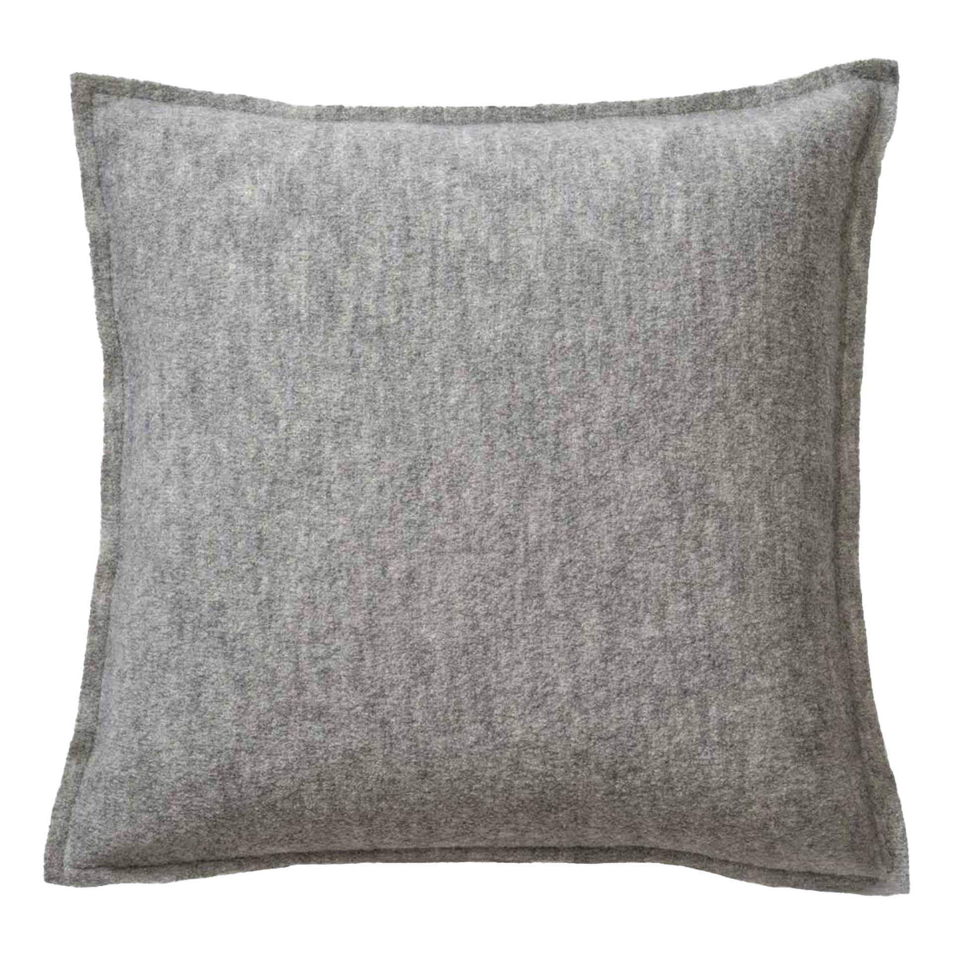 Housse de coussin en laine bouillie bio double face Disana 