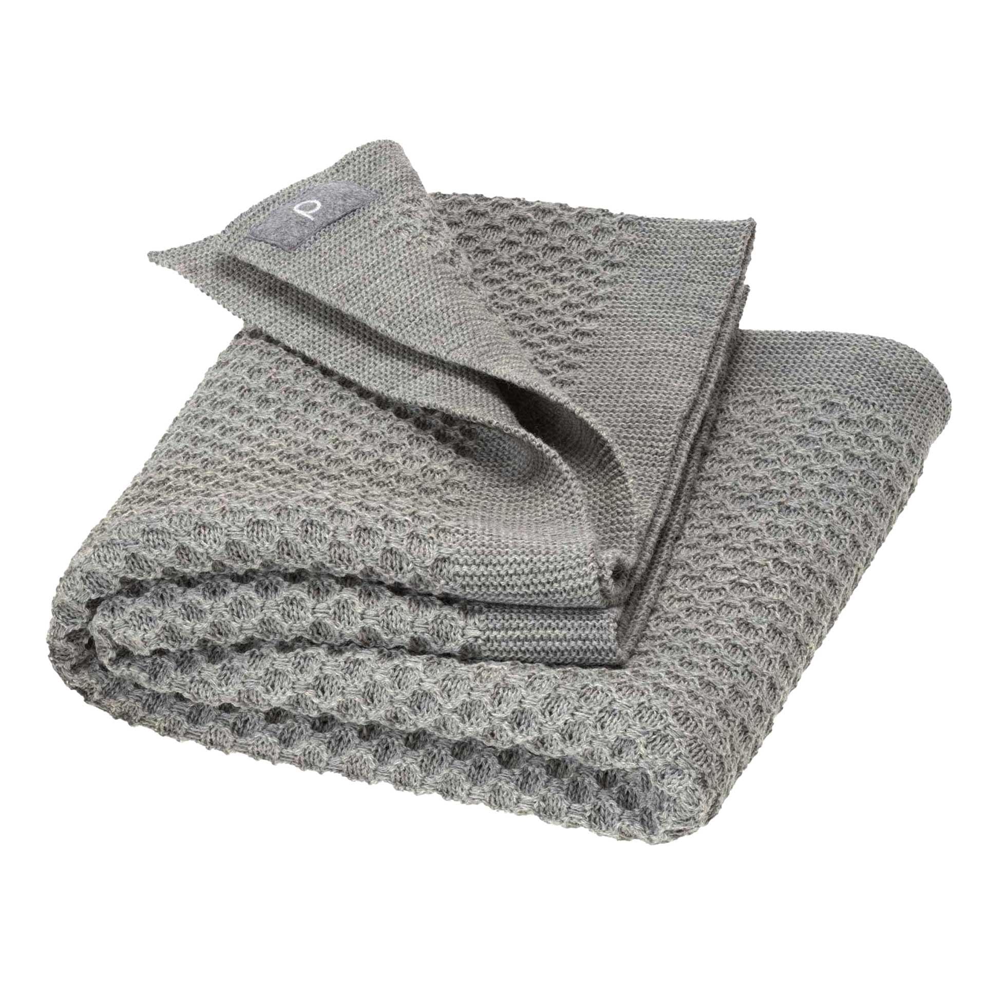 Couverture nid d'abeilles en laine Disana 135x200cm 