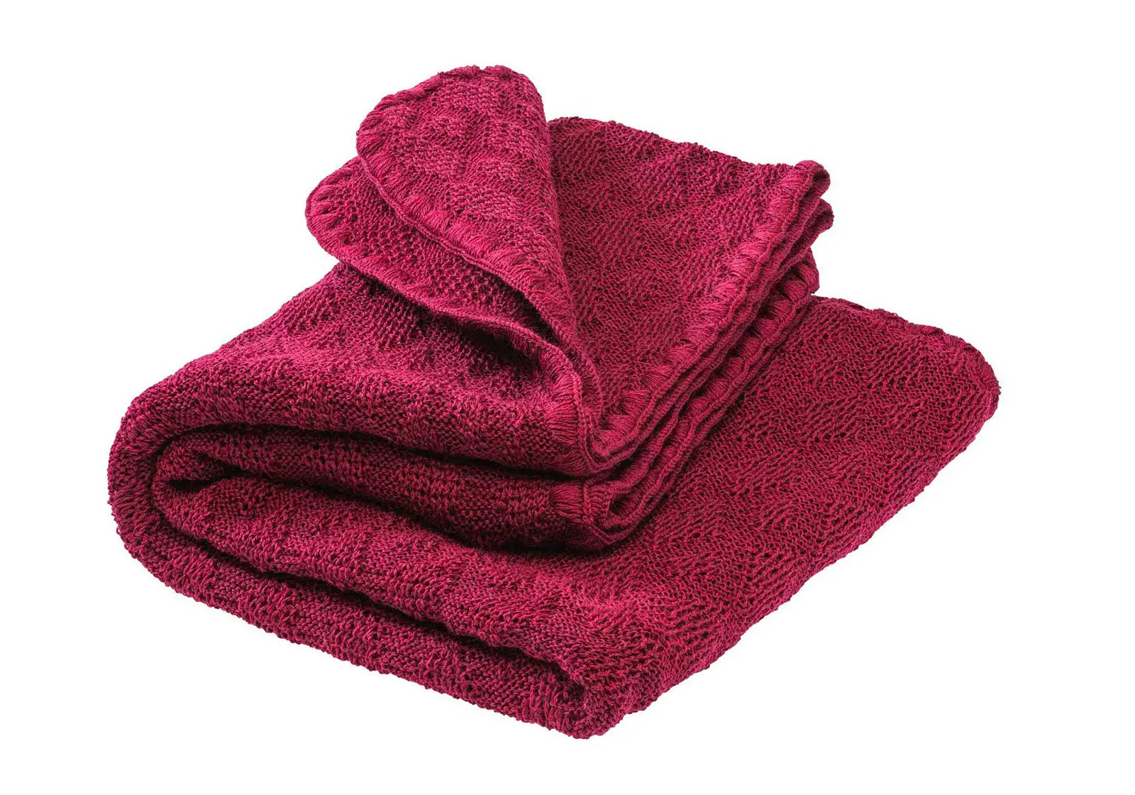 Couverture bébé en laine merinos Disana - Cassis Disana