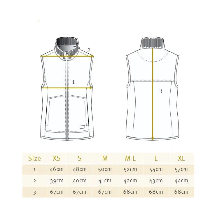 Veste sans manches pour femme en laine bouillie Disana 