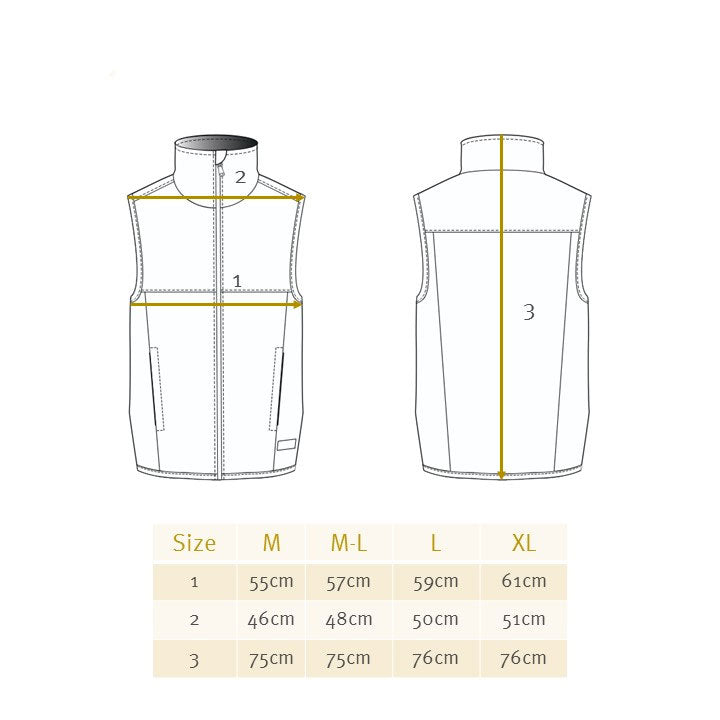 Veste sans manches pour homme en laine bouillie Disana 