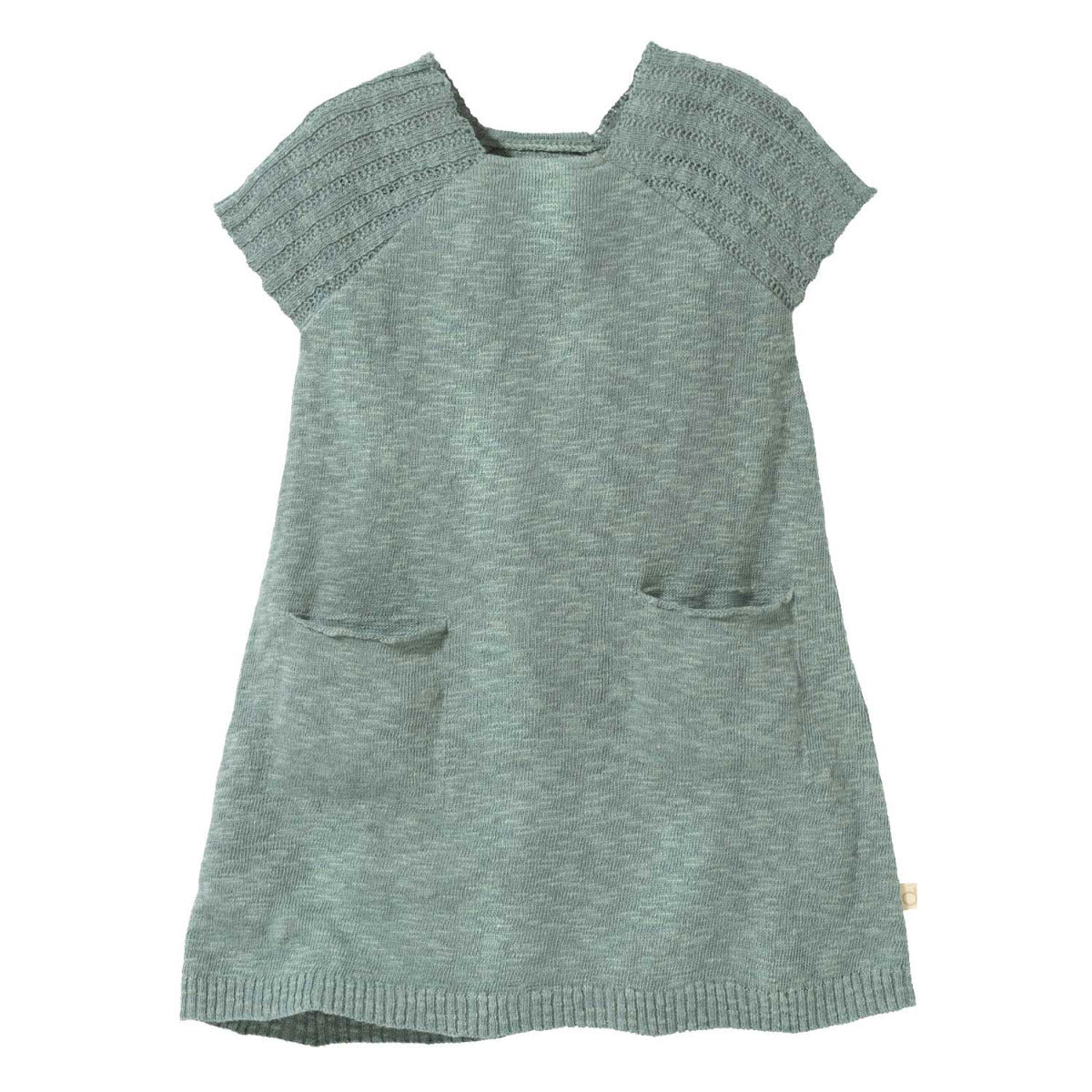 Robe tricotée en coton et lin bio Disana – Jade