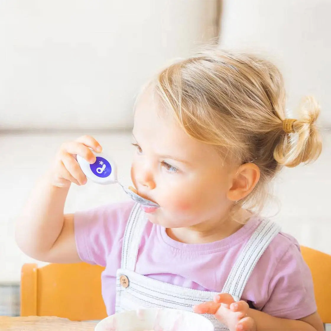 Set de 2 couverts ergonomiques Doodl 1-5 ans - Indigo - Lilinappy