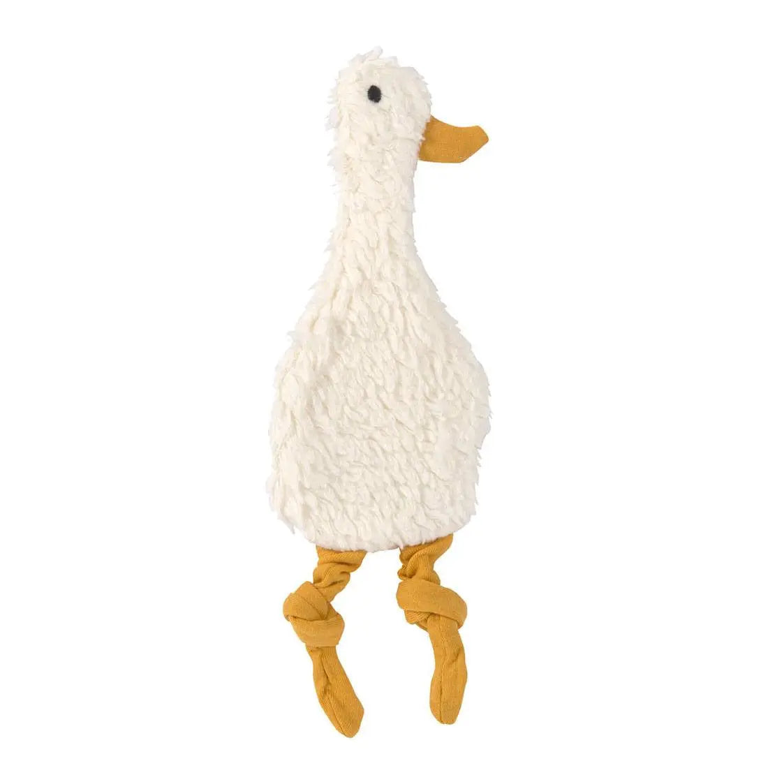 Doudou plat en coton bio Lassig - Oie - Lilinappy