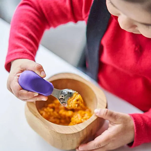 Couverts pour les bébés + 12 mois Nanna's Manners - Rose - Lilinappy