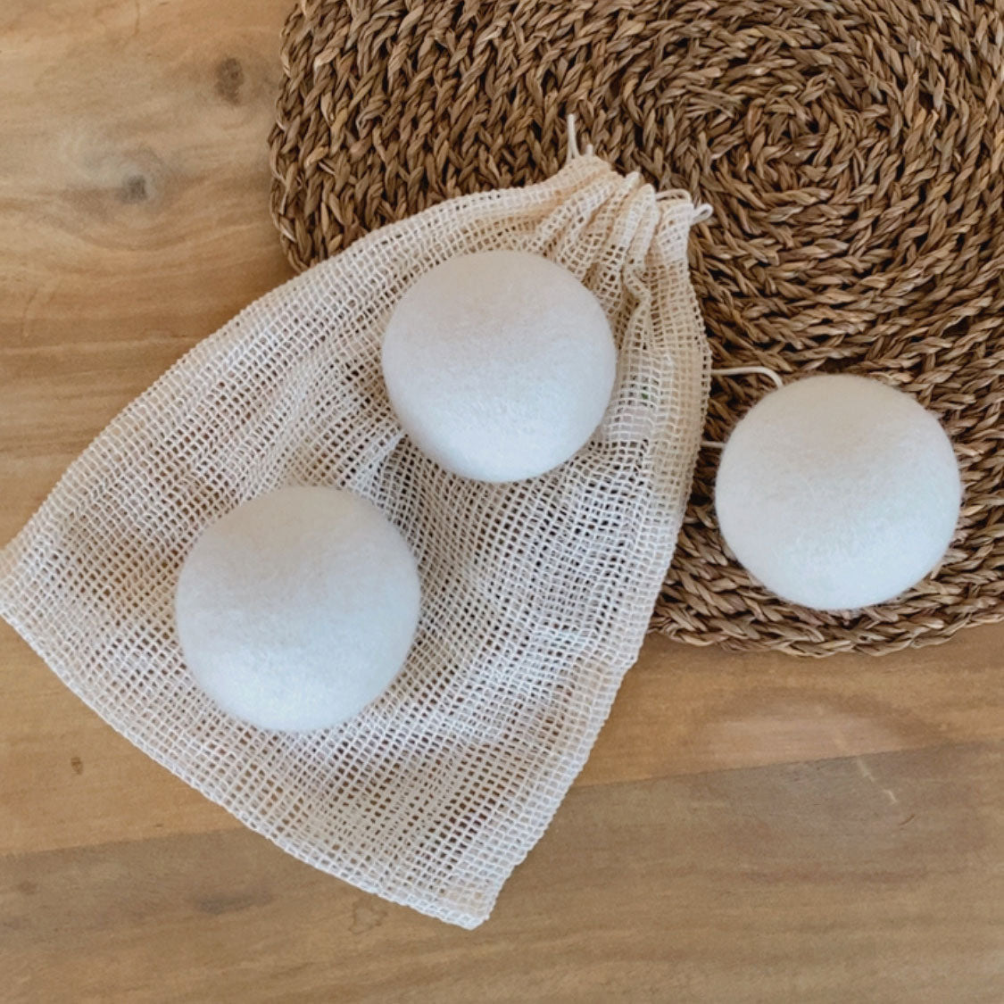 Lot de 3 balles de séchage laine 