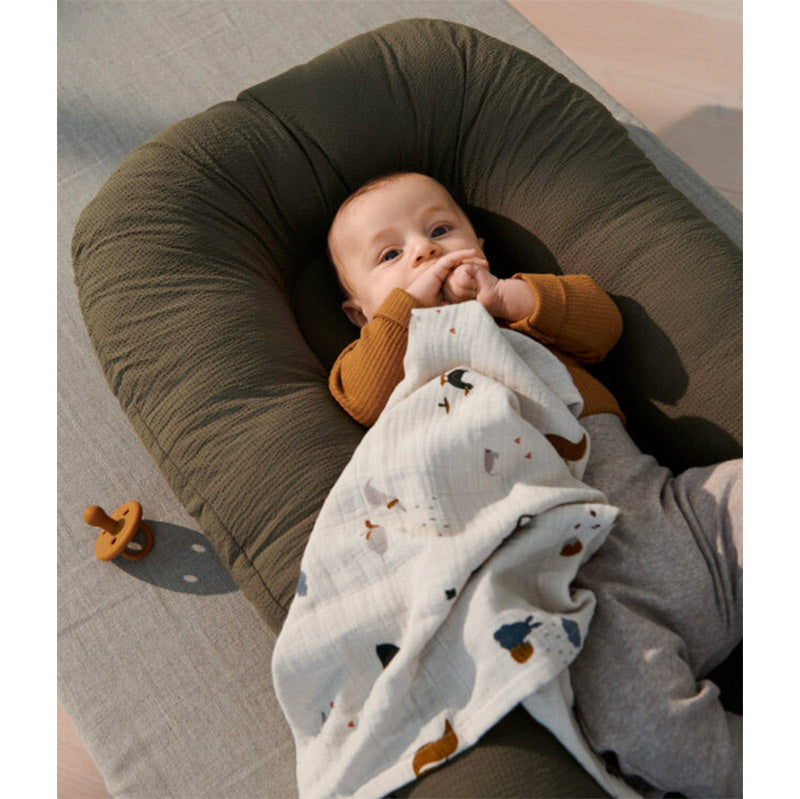 Cale-bébé en coton bio Edward Liewood - Dove blue - Lilinappy