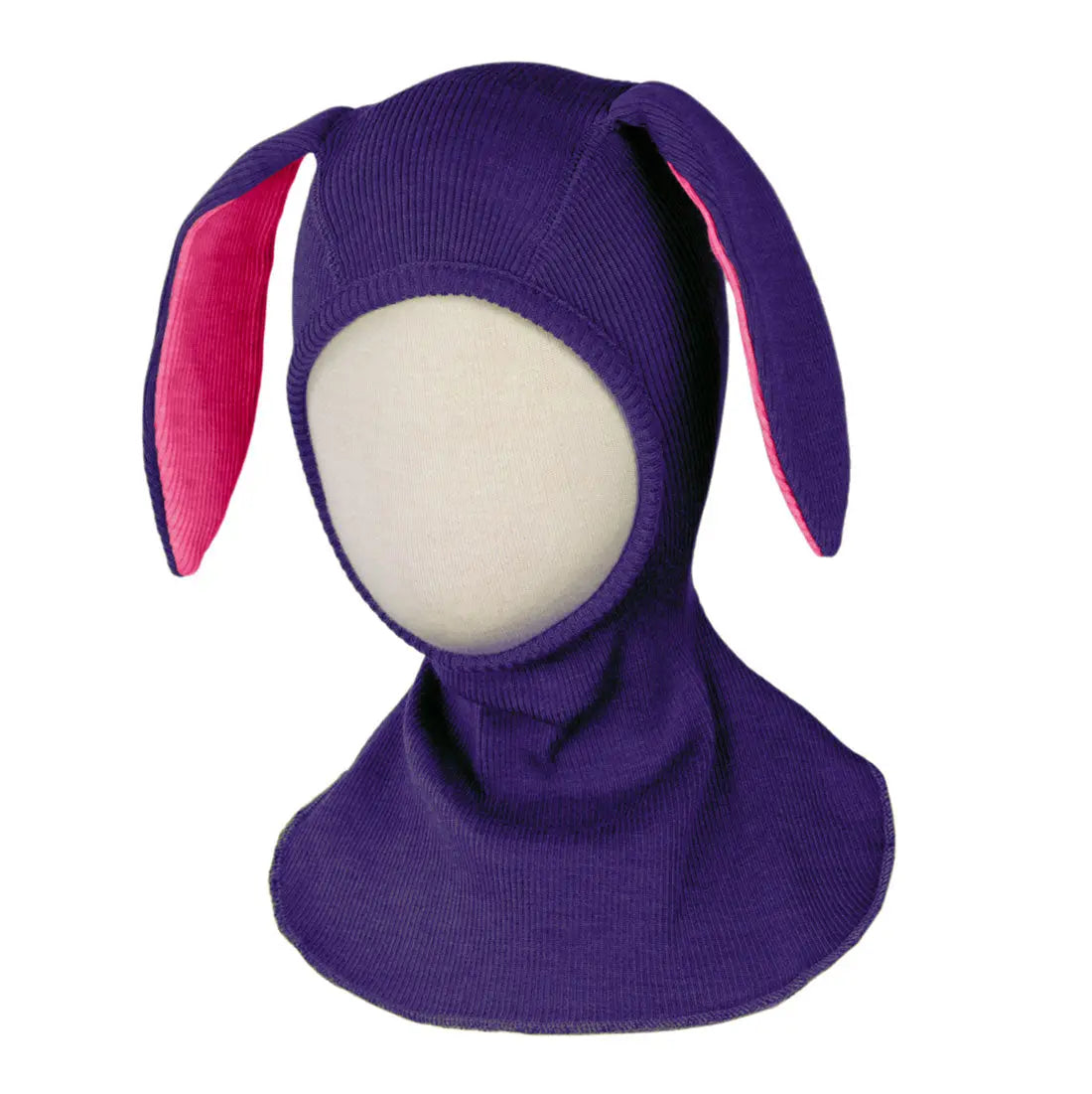 Cagoule en laine mérinos Bunny Manymonths - Lilinappy