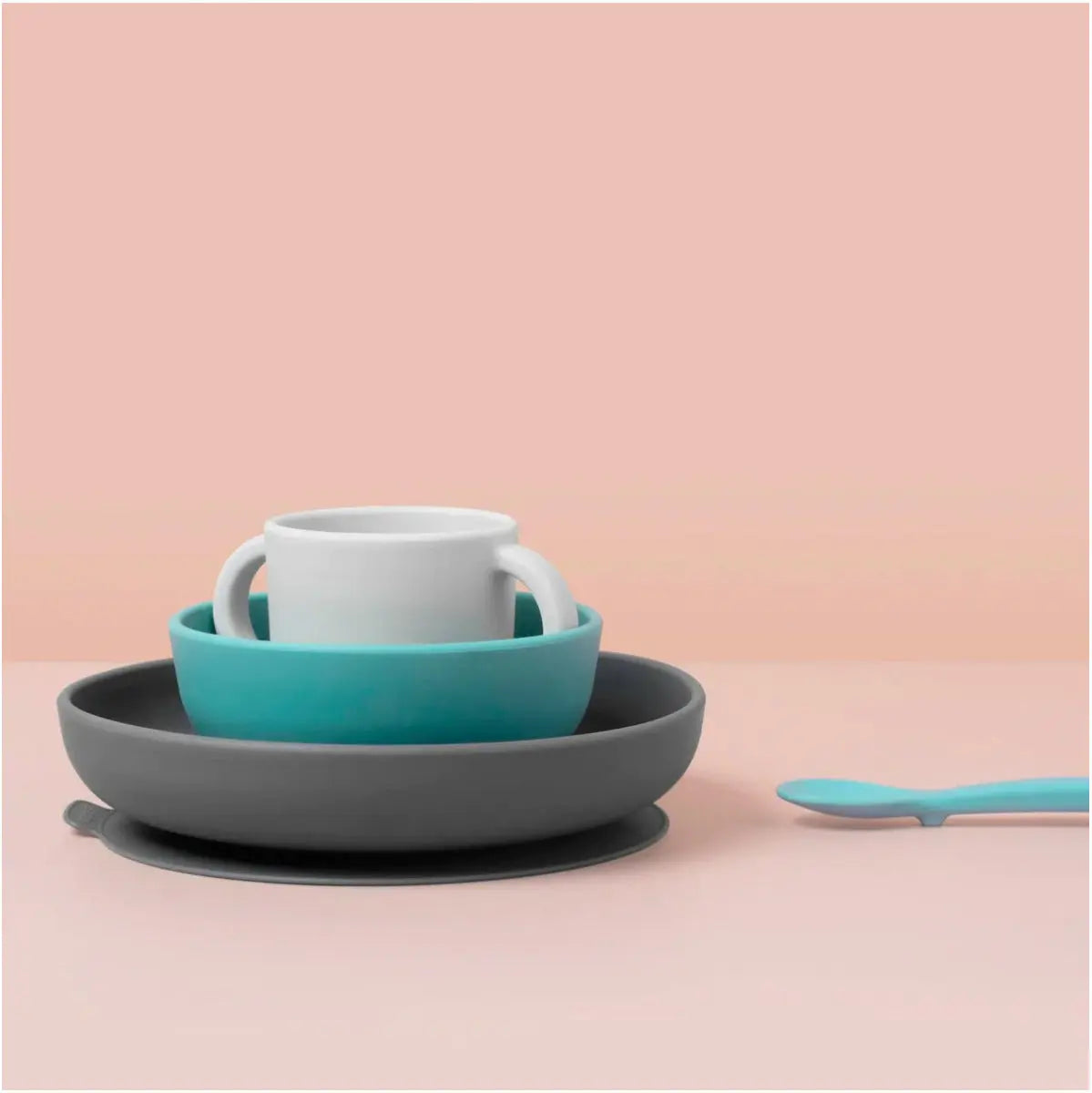 Set pour bébé en silicone Ekobo - Lagoon