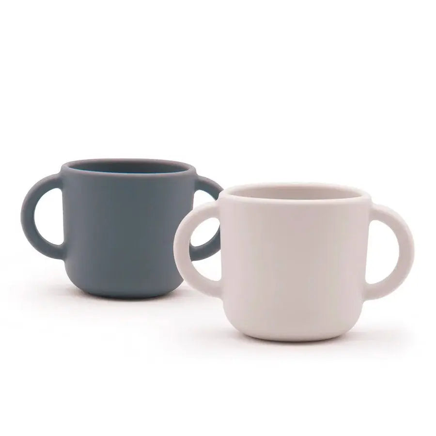2 tasses à anses en silicone Ekobo Cloud / Storm