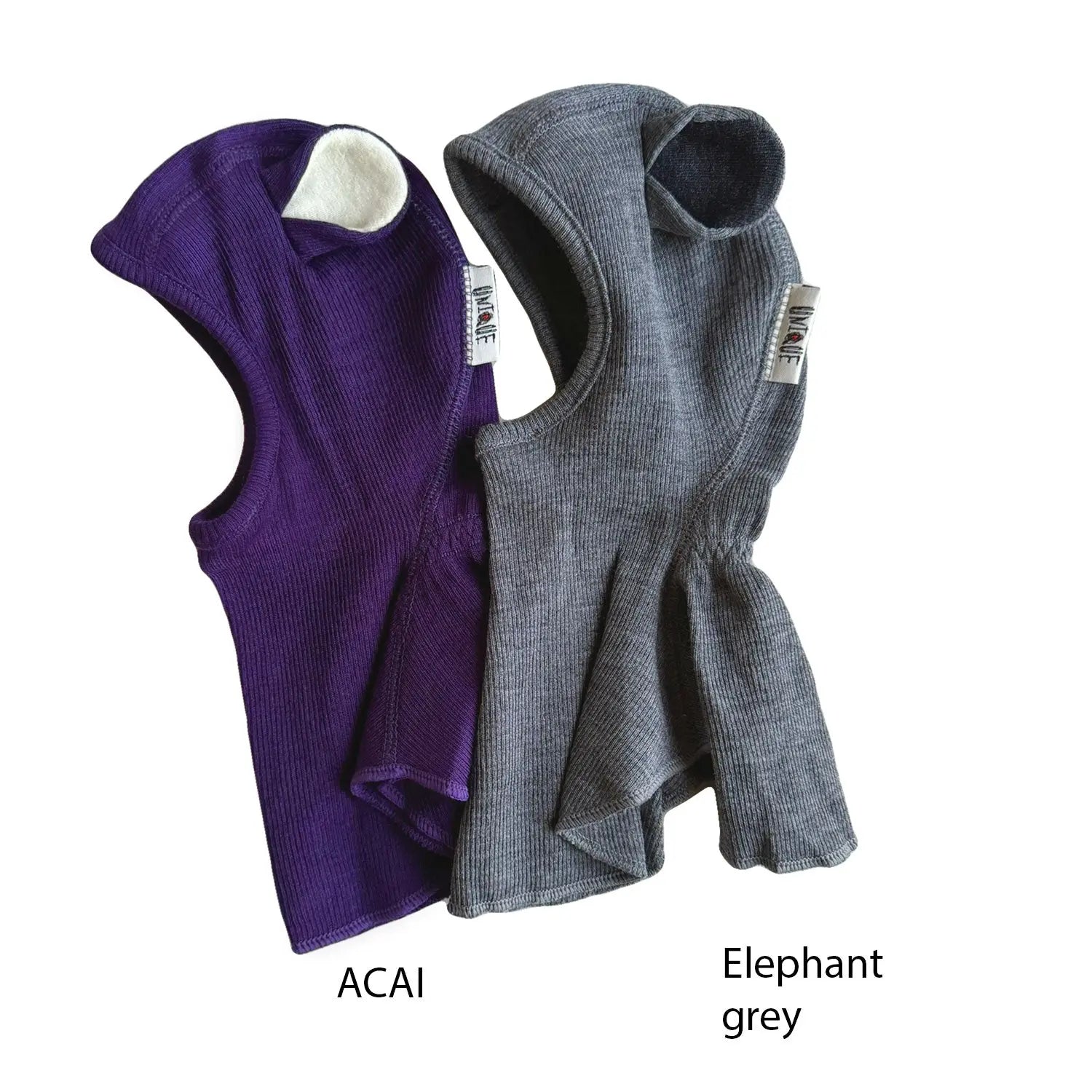 Cagoule bear en laine mérinos Manymonths - Lilinappy