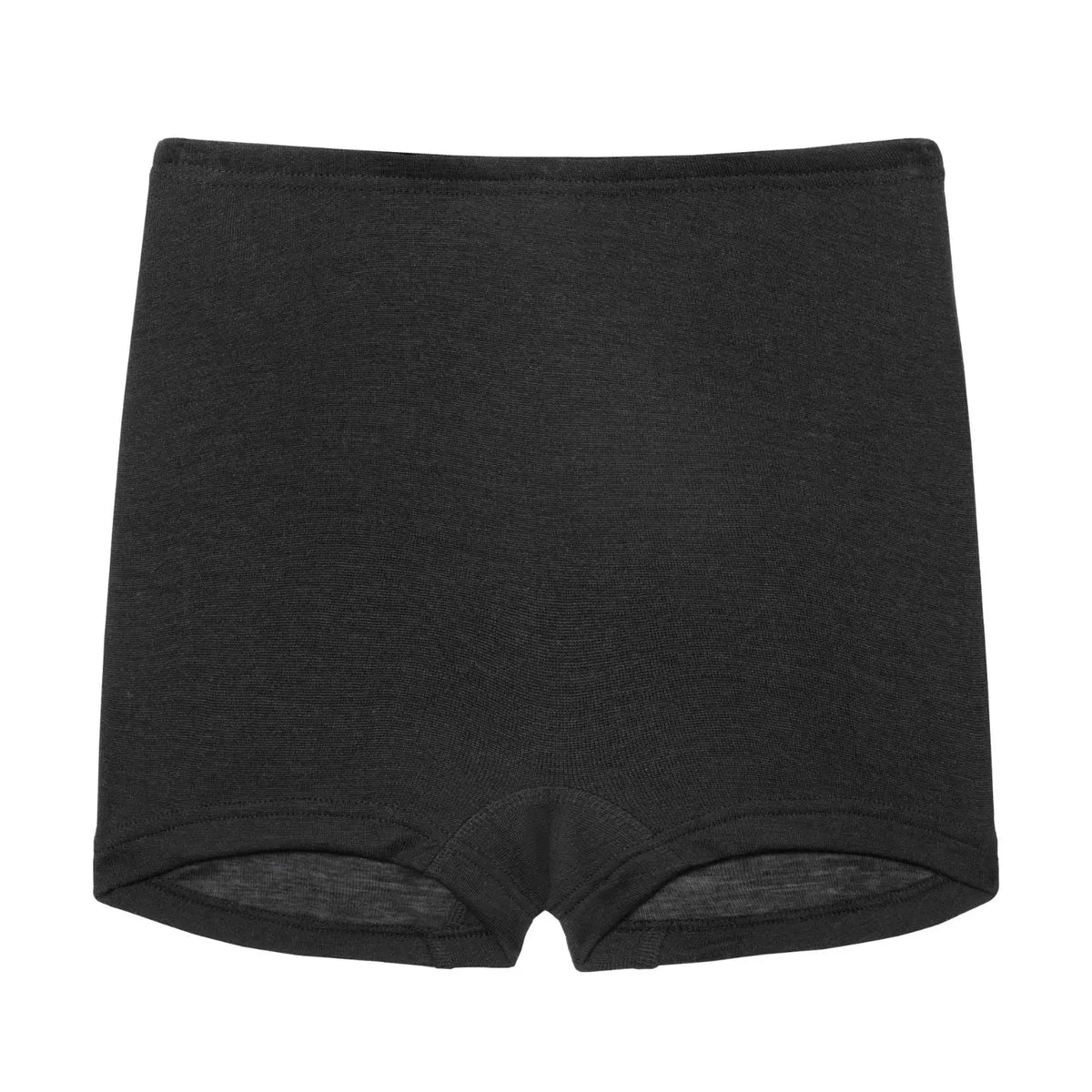 Shorty femme laine mérinos et soie Engel Natur – Noir