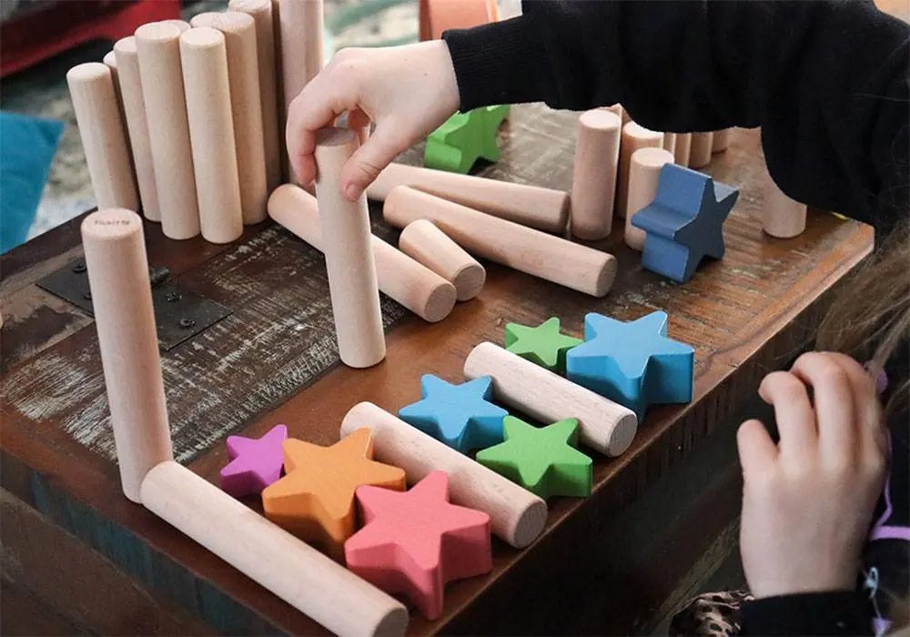 21 étoiles en bois Tickit Tickit