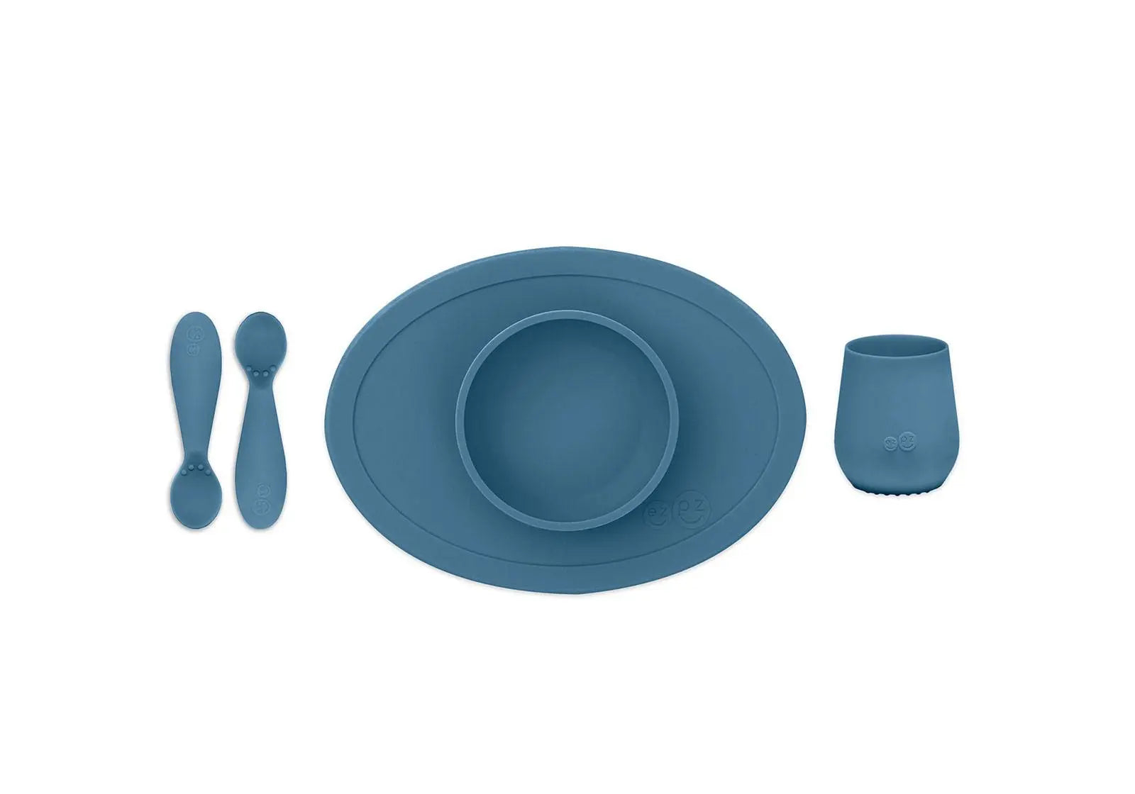 Set 1er repas EZPZ - Indigo - Lilinappy
