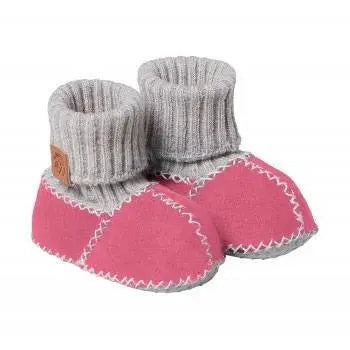 Chaussons Balu en peau d'agneau Rose