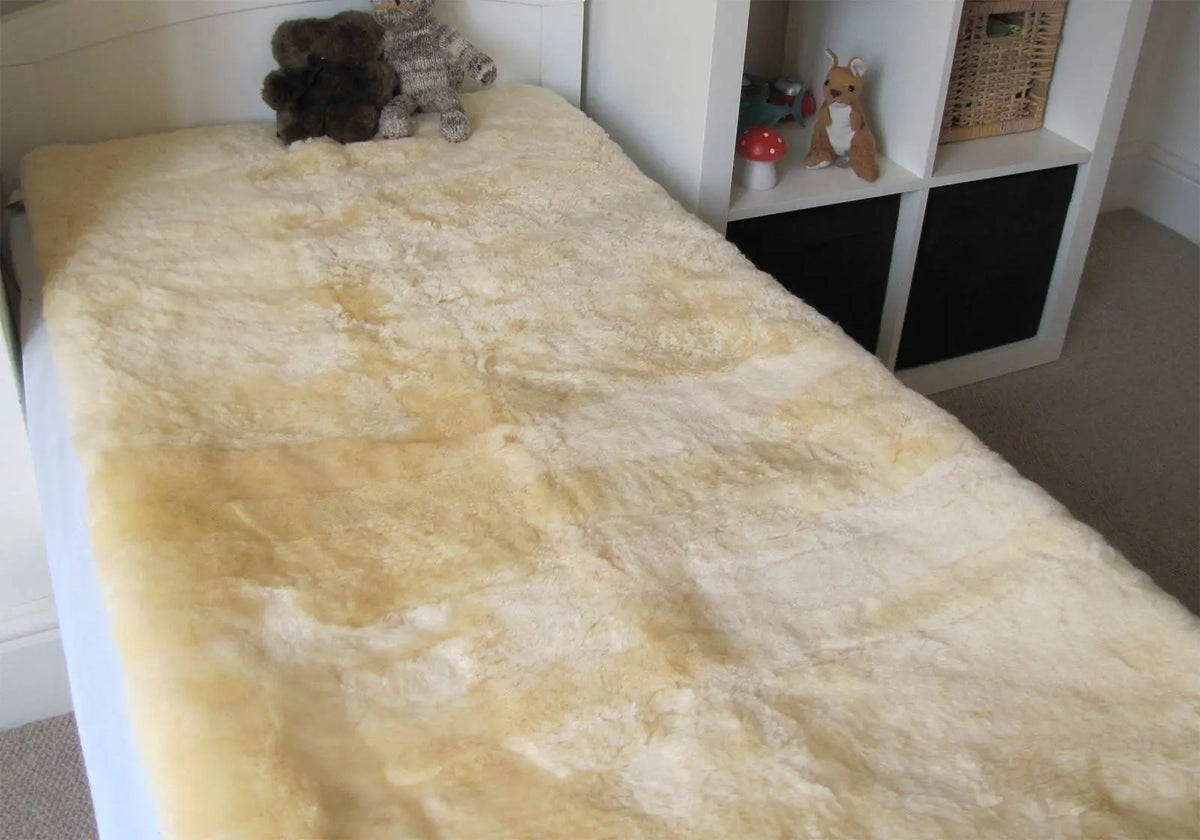 Peau d'agneau pour le lit 90X190cm Fellhof