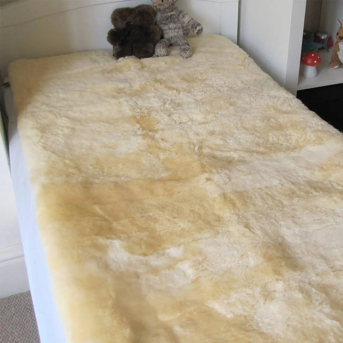 Peau d'agneau pour le lit 90X190cm Fellhof