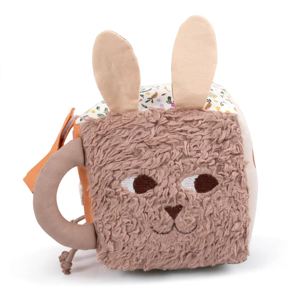 Cube d’Activités Carrot Thief - Filibabba | Coton Bio | Jouet Sensoriel