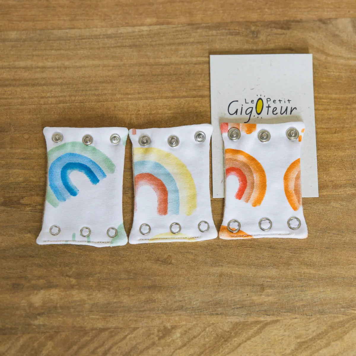 3 rallonges de Body Le Petit Gigoteur - Arc en ciel - Lilinappy