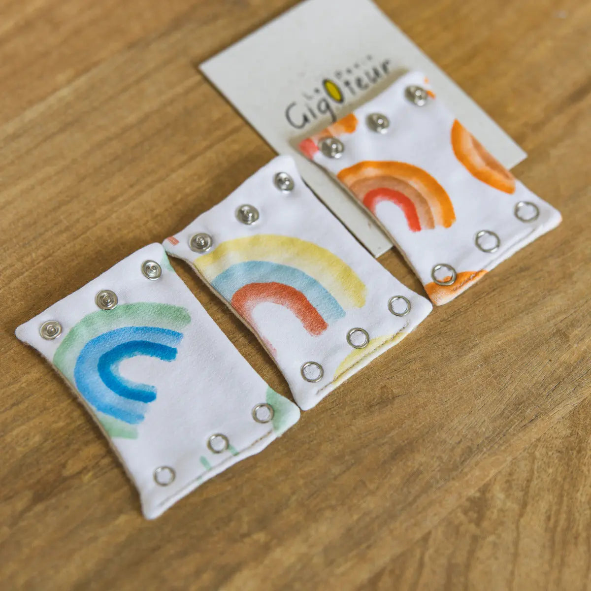 3 rallonges de Body Le Petit Gigoteur - Arc en ciel