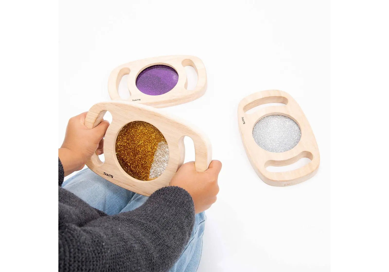Set de découverte sensorielle à paillettes Tickit - Lilinappy