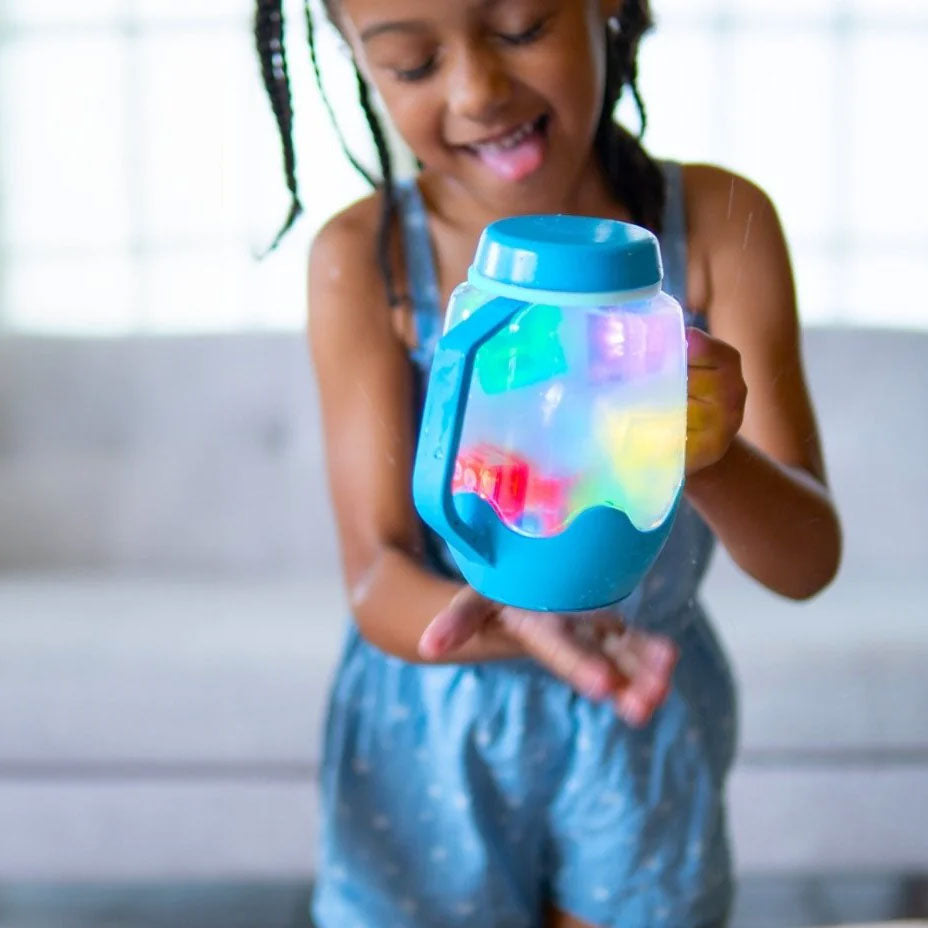 Bocal sensoriel Glo Pals - Bubblegum pink - Lilinappy