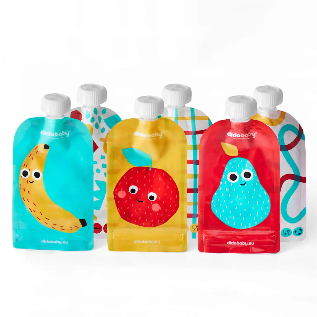 Gourde réutilisable pour compotes et purées Didobaby - Lilinappy
