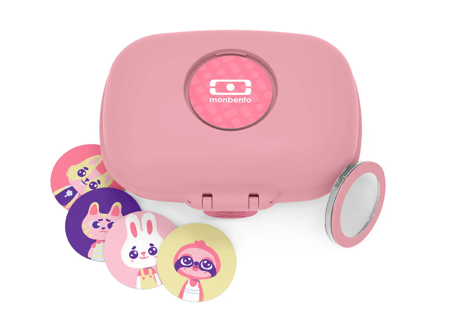 La boite à goûter Gram Monbento - Rose blush - Lilinappy