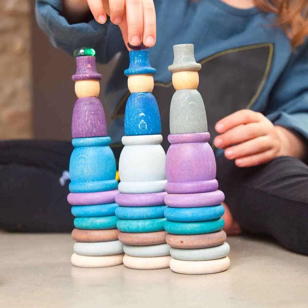 Ensemble de Nins et anneaux Saison d’hiver Grapat