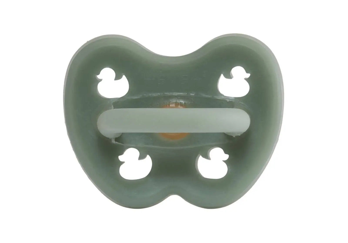 Tétine physiologique Hévéa Canard Moss Green