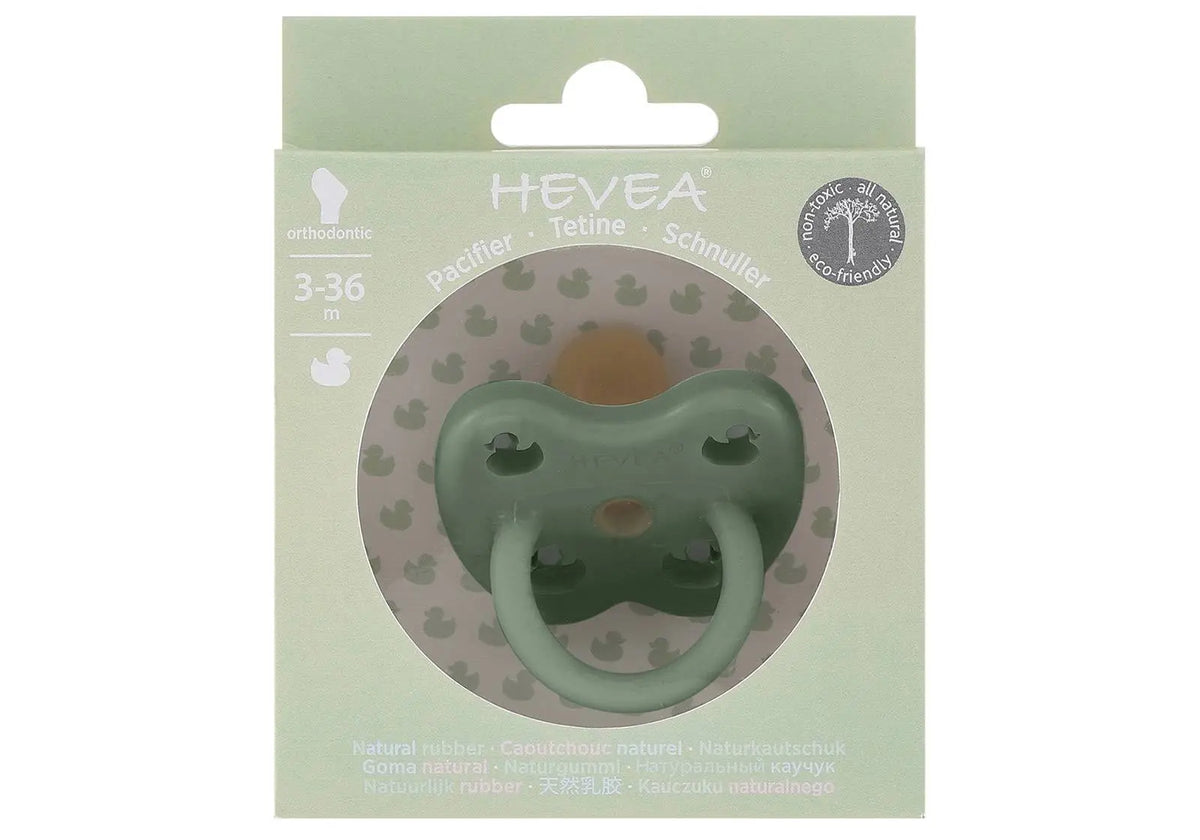 Tétine physiologique Hévéa Canard Moss Green