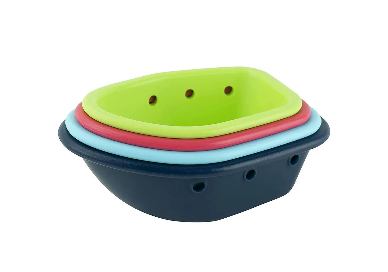 4 bateaux à empiler en résine végétale Green Sprouts green Sprouts