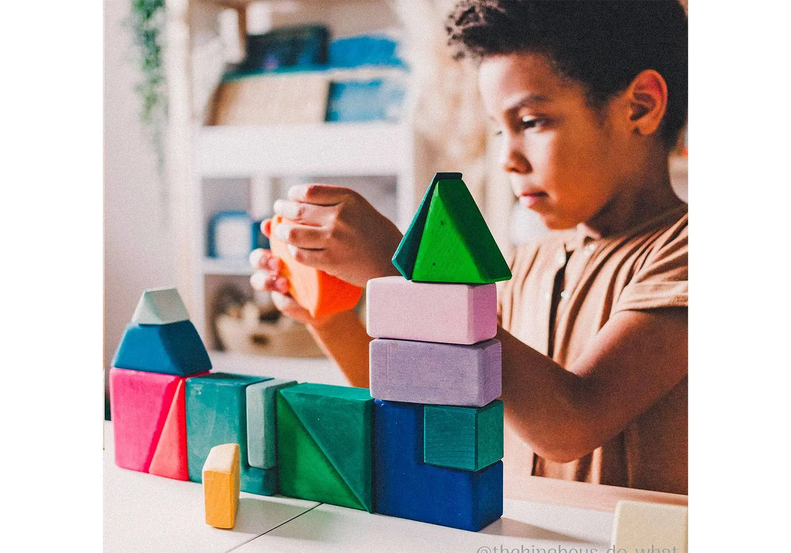 Jeu de construction Triangle, Carré, Cercle Grimm's Grimms