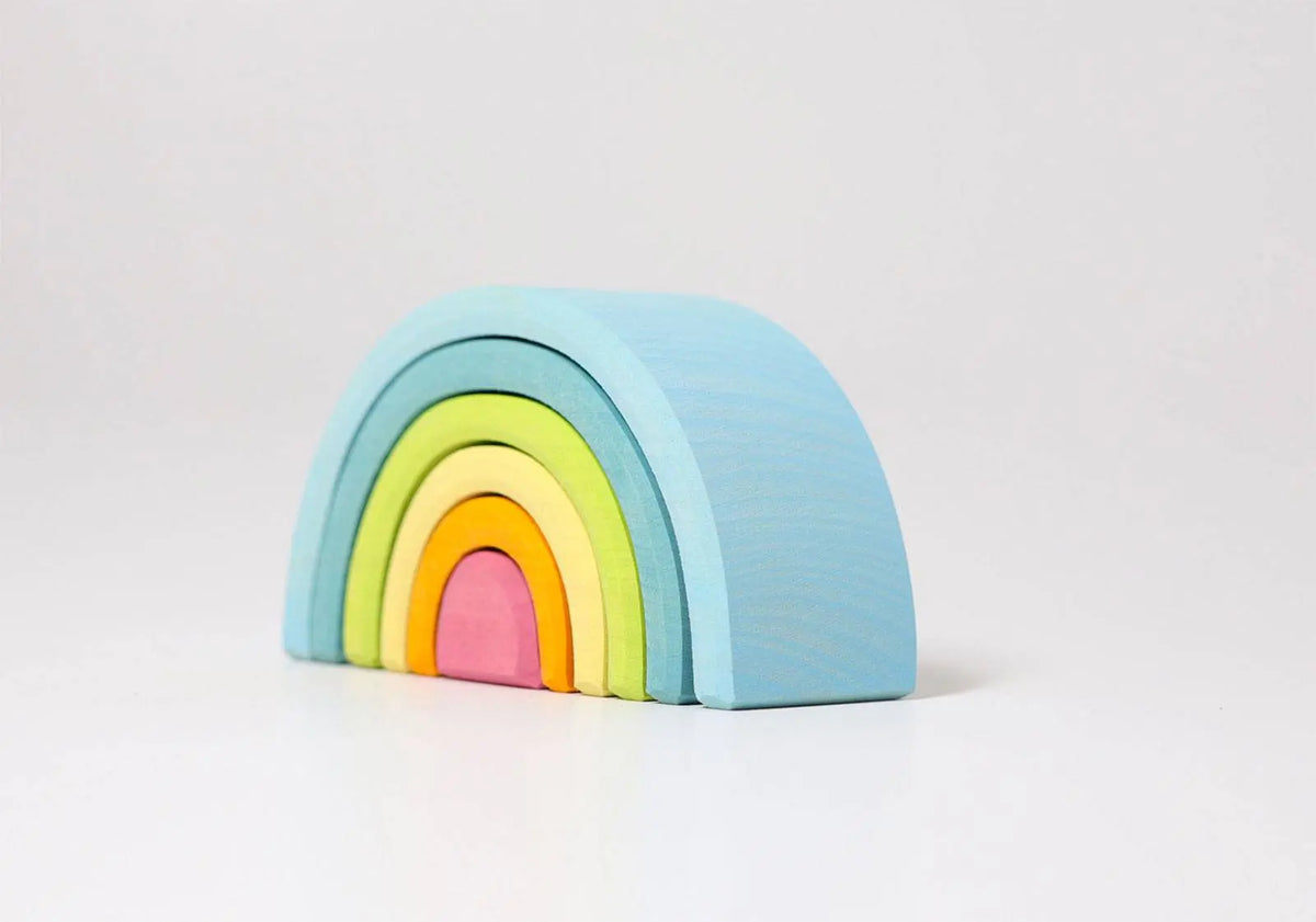 Petit Arc-en-ciel Grimm's Pastel - 6 pièces
