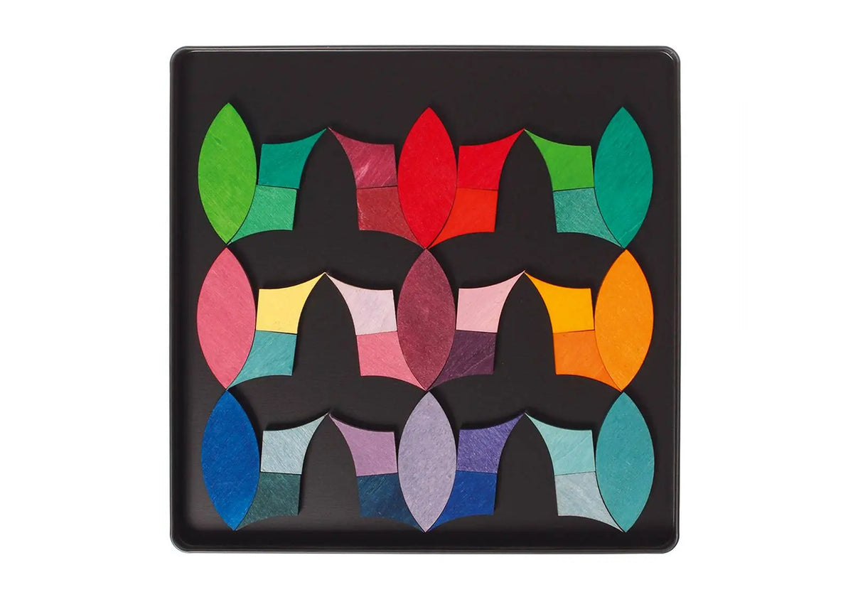Puzzle magnétique en bois cercles Grimm's 