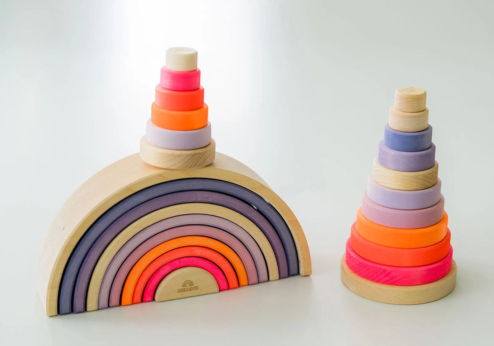 Tour à empiler Grimm's - Neon Pink 