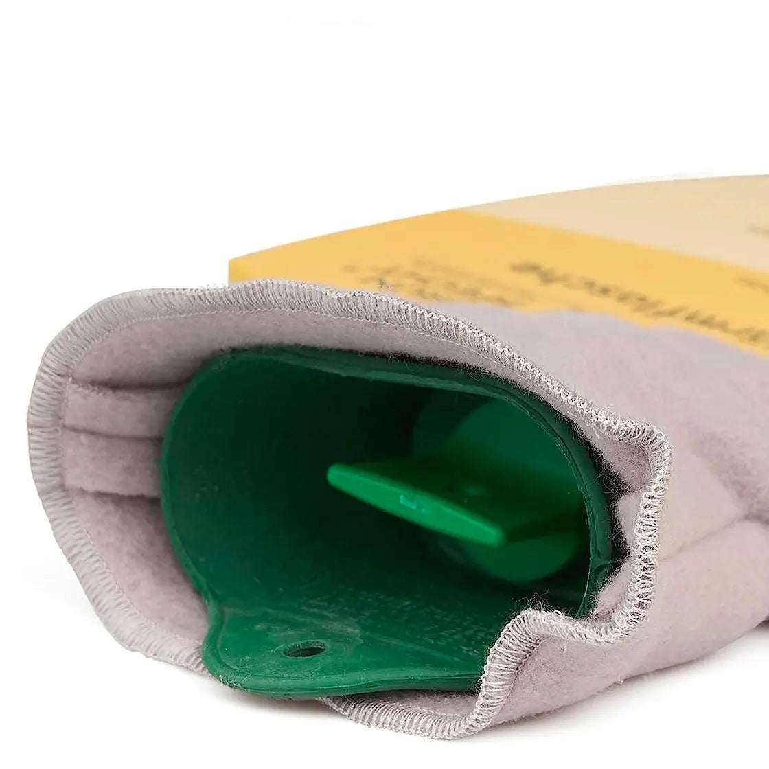 Bouillotte en latex avec housse en coton bio pour adultes Grünspecht - Lilinappy