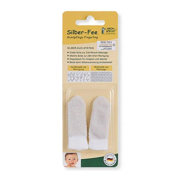 Doigtiers de soins bucco-dentaires Grünspecht - Lilinappy