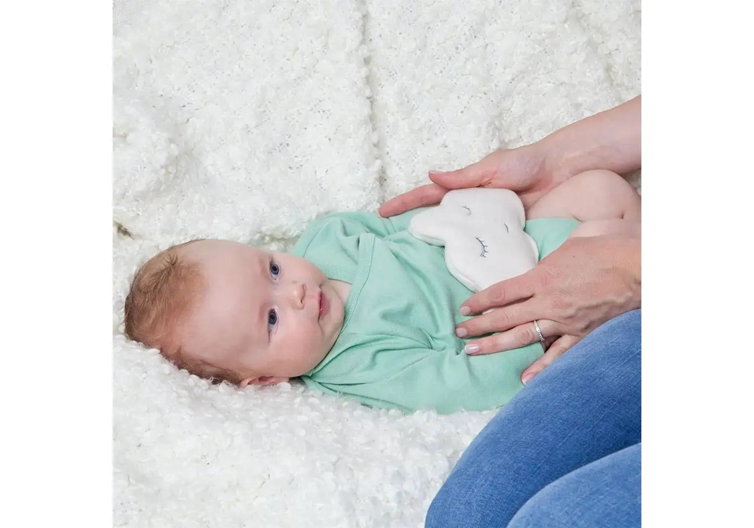 Coussin bouillotte aux pépins de raisin Grünspecht - Nuage