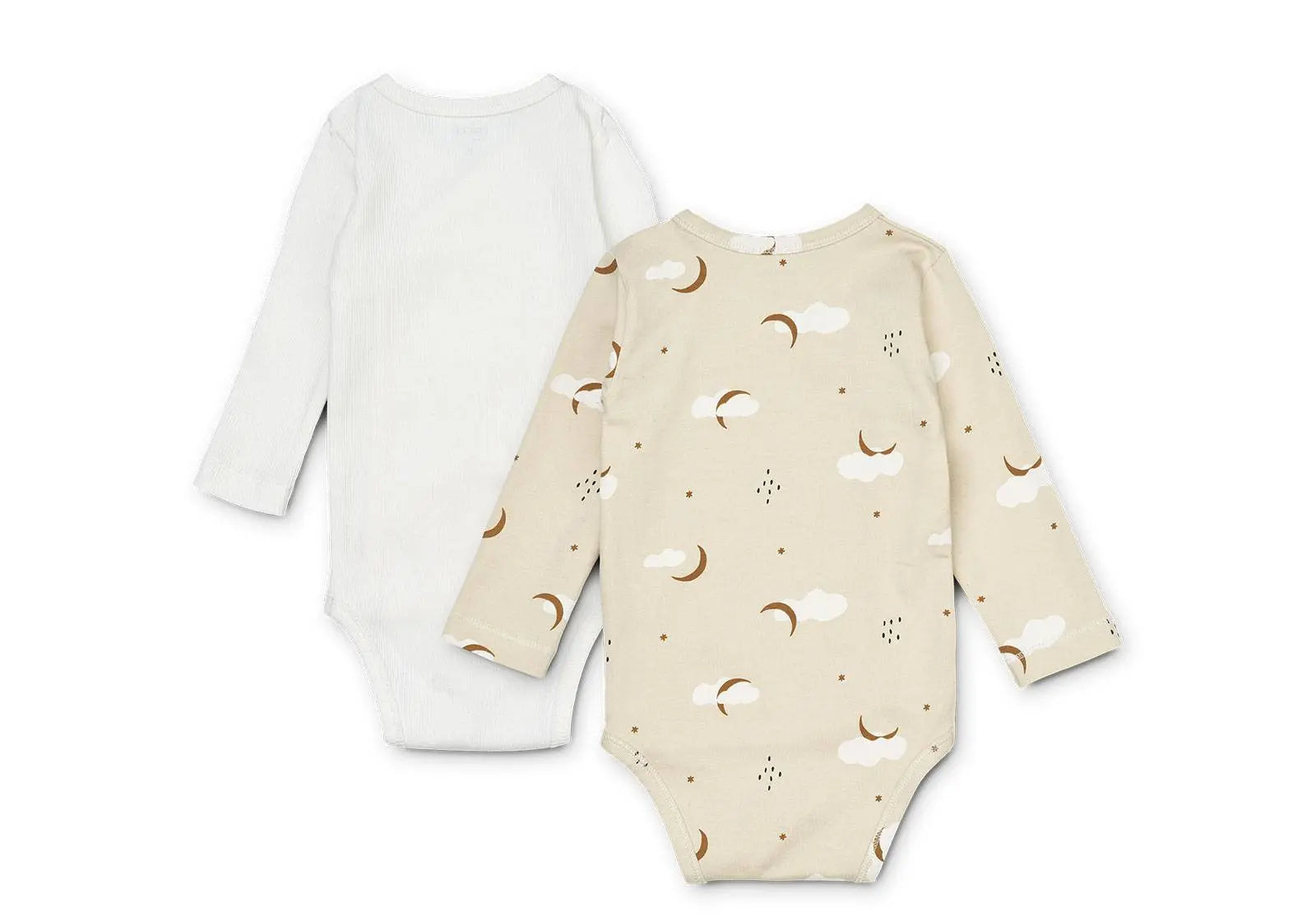 Lot de 2 bodies à ML en coton bio Yanni Liewood - Stargazer / foggy mix Liewood