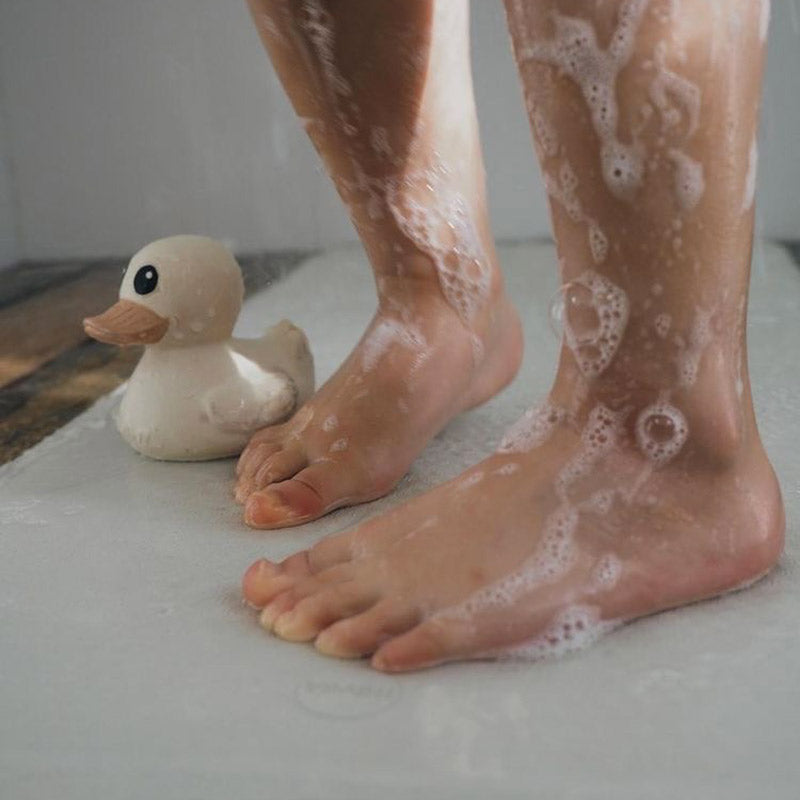 Grand tapis de bain en caoutchouc Hevea Granite