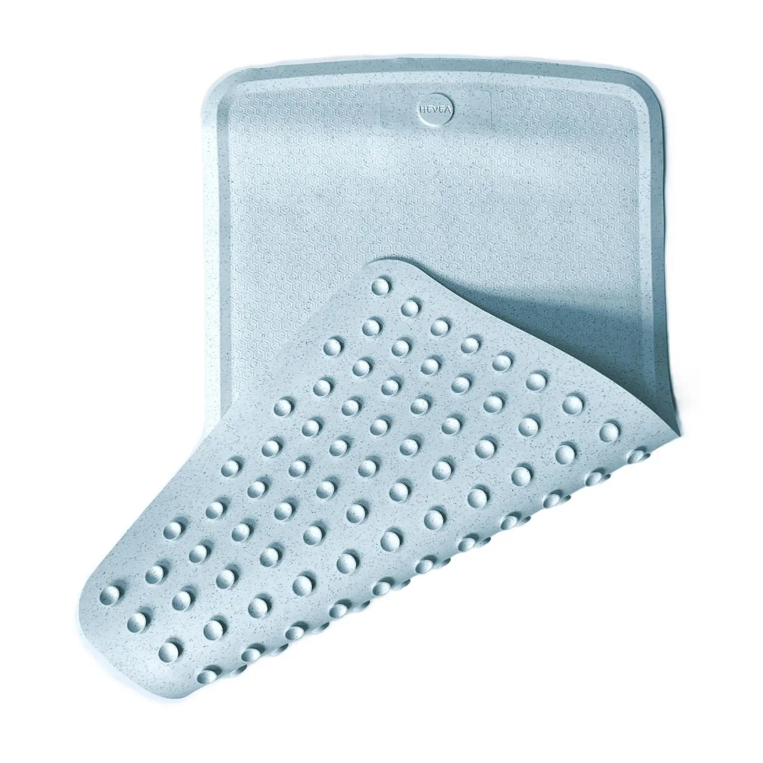 Tapis de bain en caoutchouc Hevea 55x32cm - Bleu 