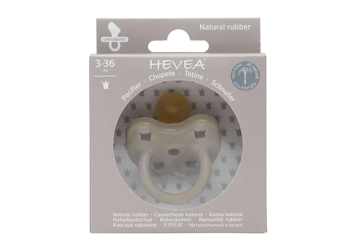 Tétine physiologique en caoutchouc naturel Hévéa - Reindeer grey 3/36mois Hevea