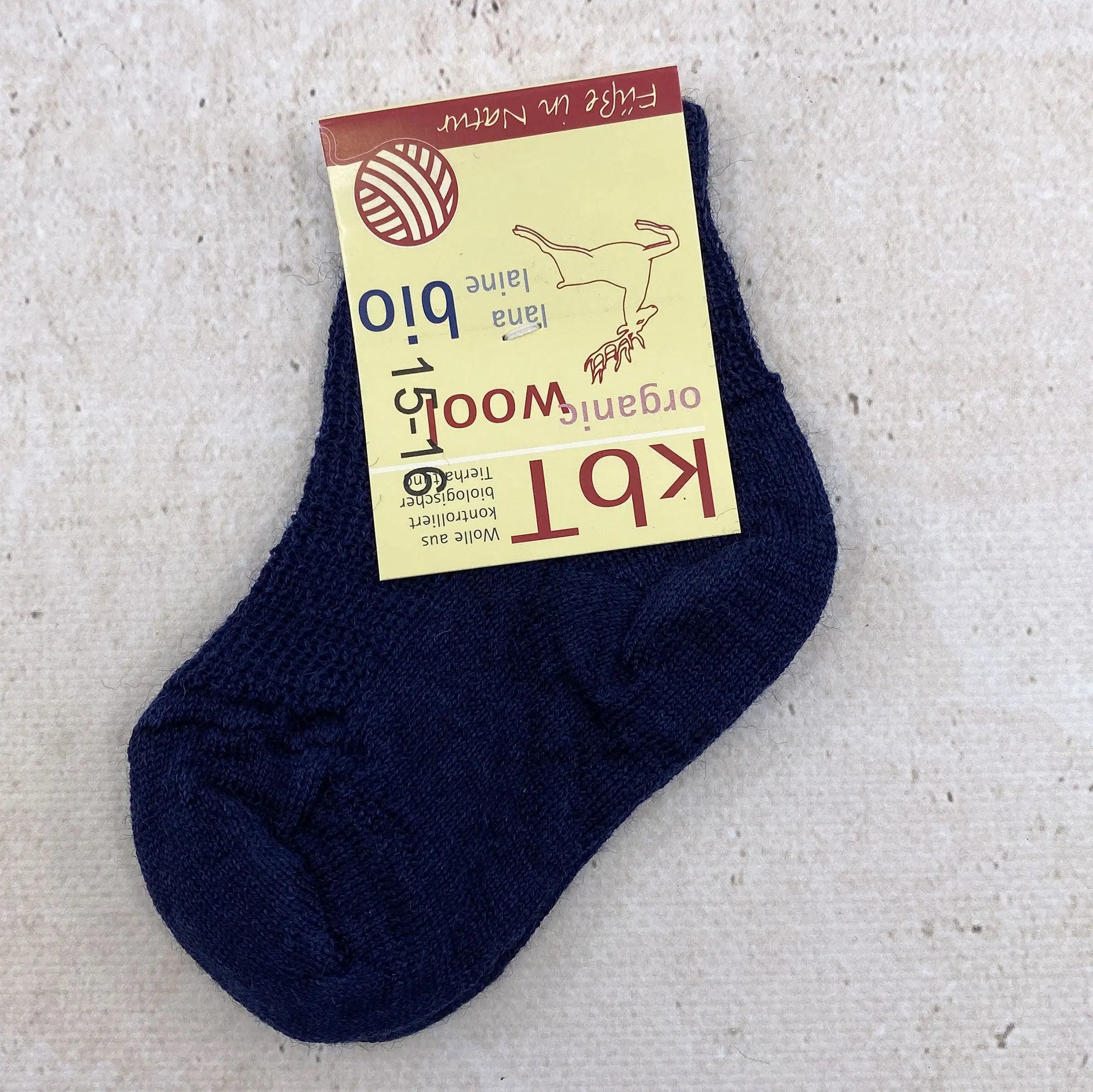 Chaussettes fines en laine Hirsch Natur - Kids 