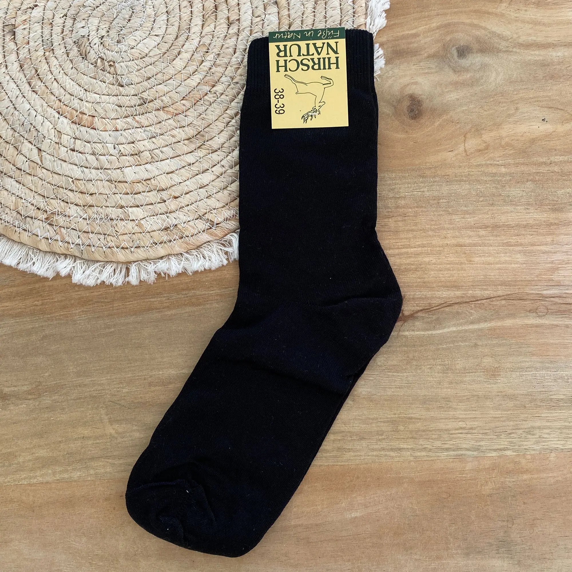 Chaussettes femme 100% soie naturelle Hirsch Natur 